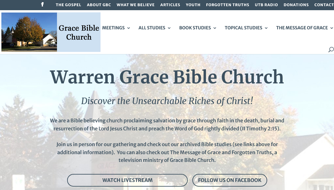 Grace Bible Church – Warren